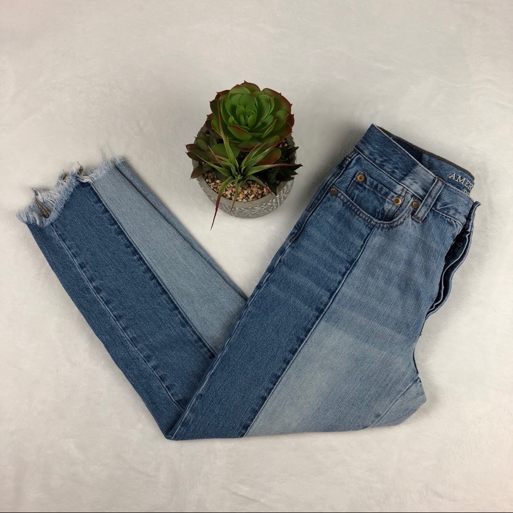 American Eagle Womens Ankle Jeans Vintage Hi Rise